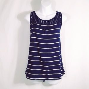 Old Navy Tops - Old Navy Stripe Striped Crochet Tank Top Old Navy Tops - Old Navy Stripe Striped Crochet Tank Top